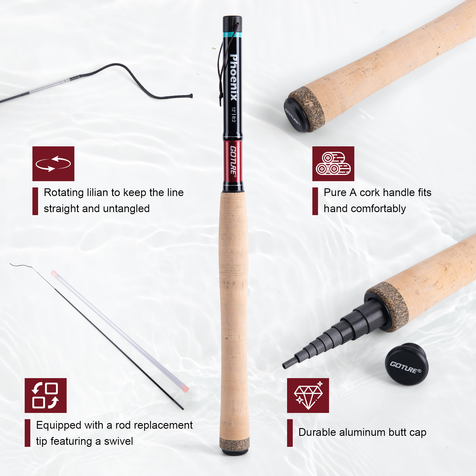 Ensemble de canne à pêche Tenk - Fishing Rod Tip Replacement avis et prix